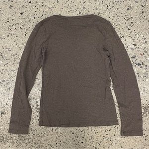 J Crew Brown Long Sleeve Fitted Size Medium